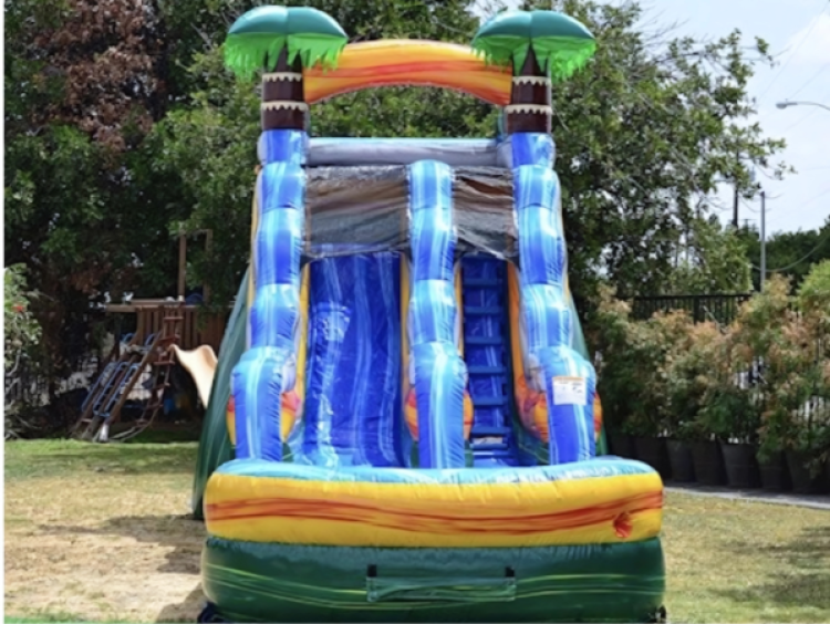 16ft Tropical Water Slide