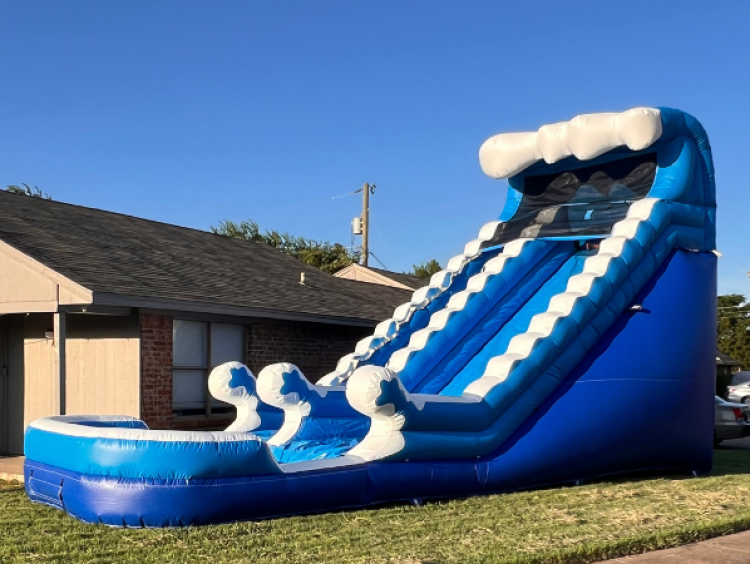 Ocean Wave 18ft Waterslide